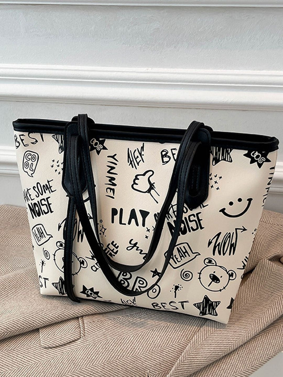 Grand sac à bandoulière polyvalent et à la mode pour femmes
